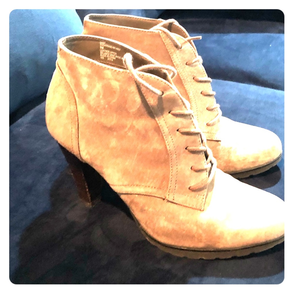 Lace up booties